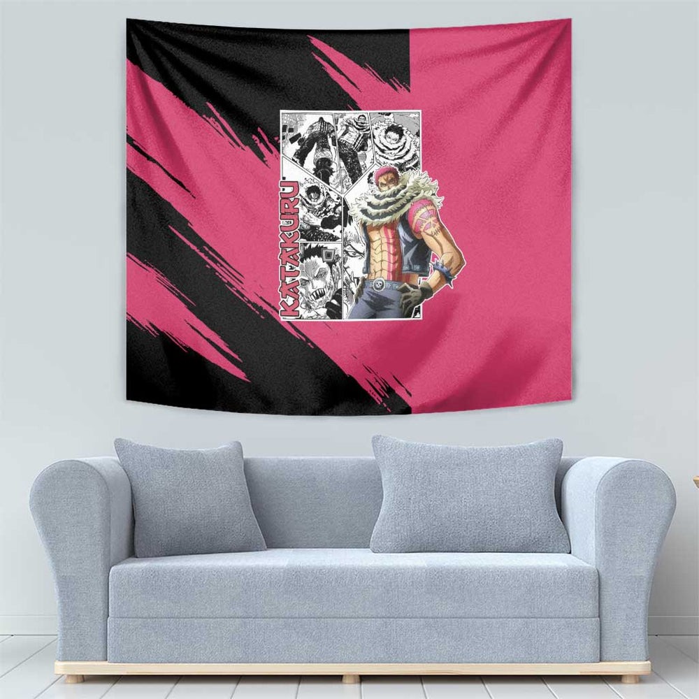 Katakuri - One Piece Tapestry Anime Mix Manga Style TS04 Katakuri - One Piece Tapestry Anime Mix Manga Style TS04