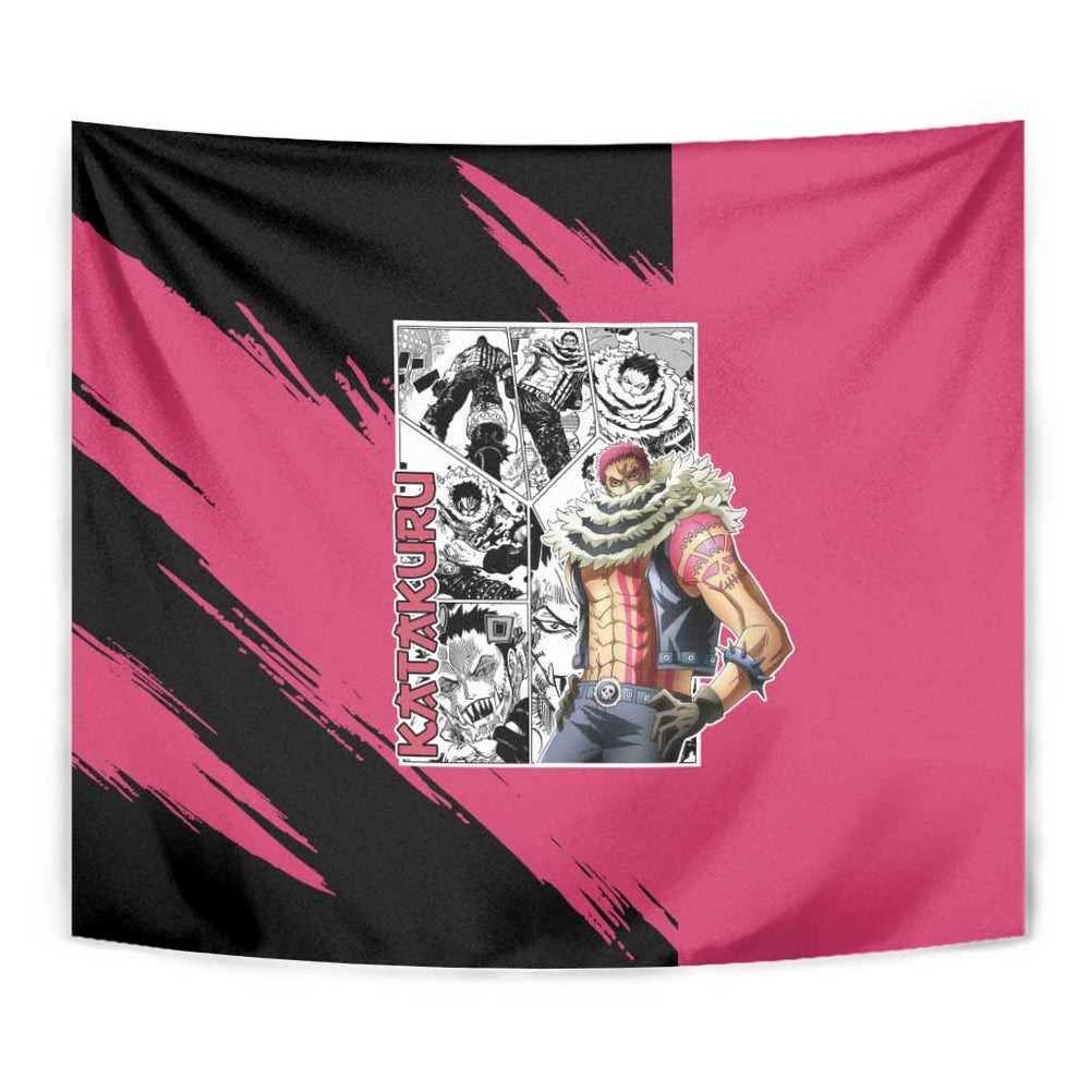 Katakuri - One Piece Tapestry Anime Mix Manga Style TS04 Katakuri - One Piece Tapestry Anime Mix Manga Style TS04