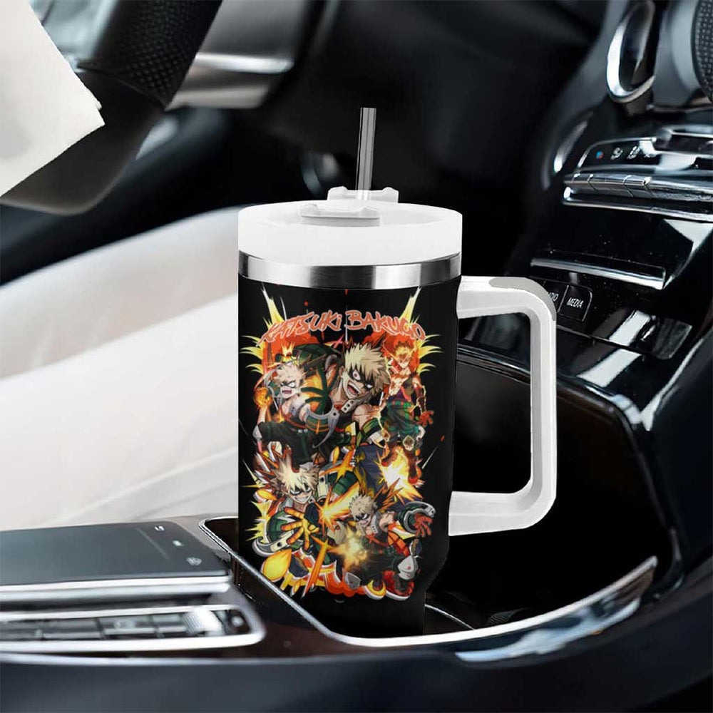 Katsuki Bakugo V2 My Hero Academia Tumbler With Handle Anime Style TS04 Katsuki Bakugo V2 My Hero Academia Tumbler With Handle Anime Style TS04