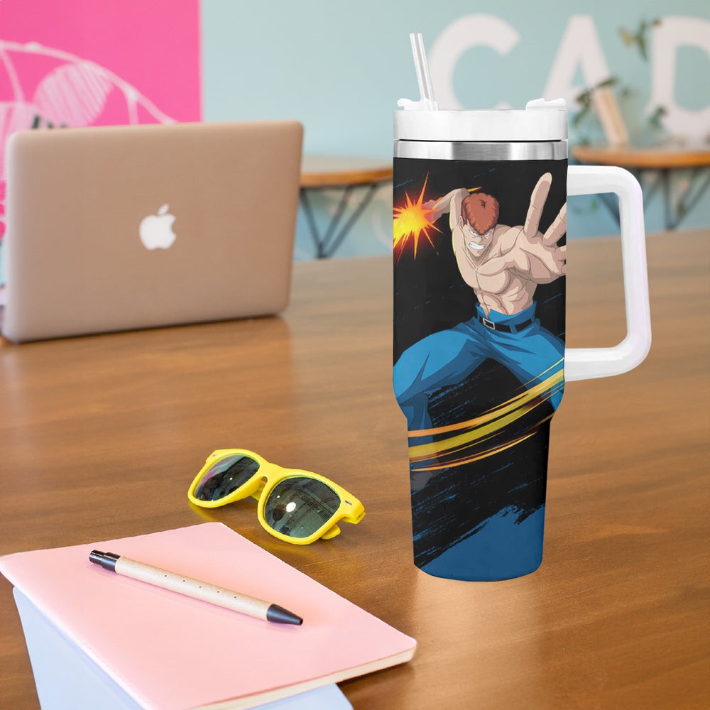Kazuma Kuwabara Tumbler With Handle YuYu Hakusho TS04 Kazuma Kuwabara Tumbler With Handle YuYu Hakusho TS04