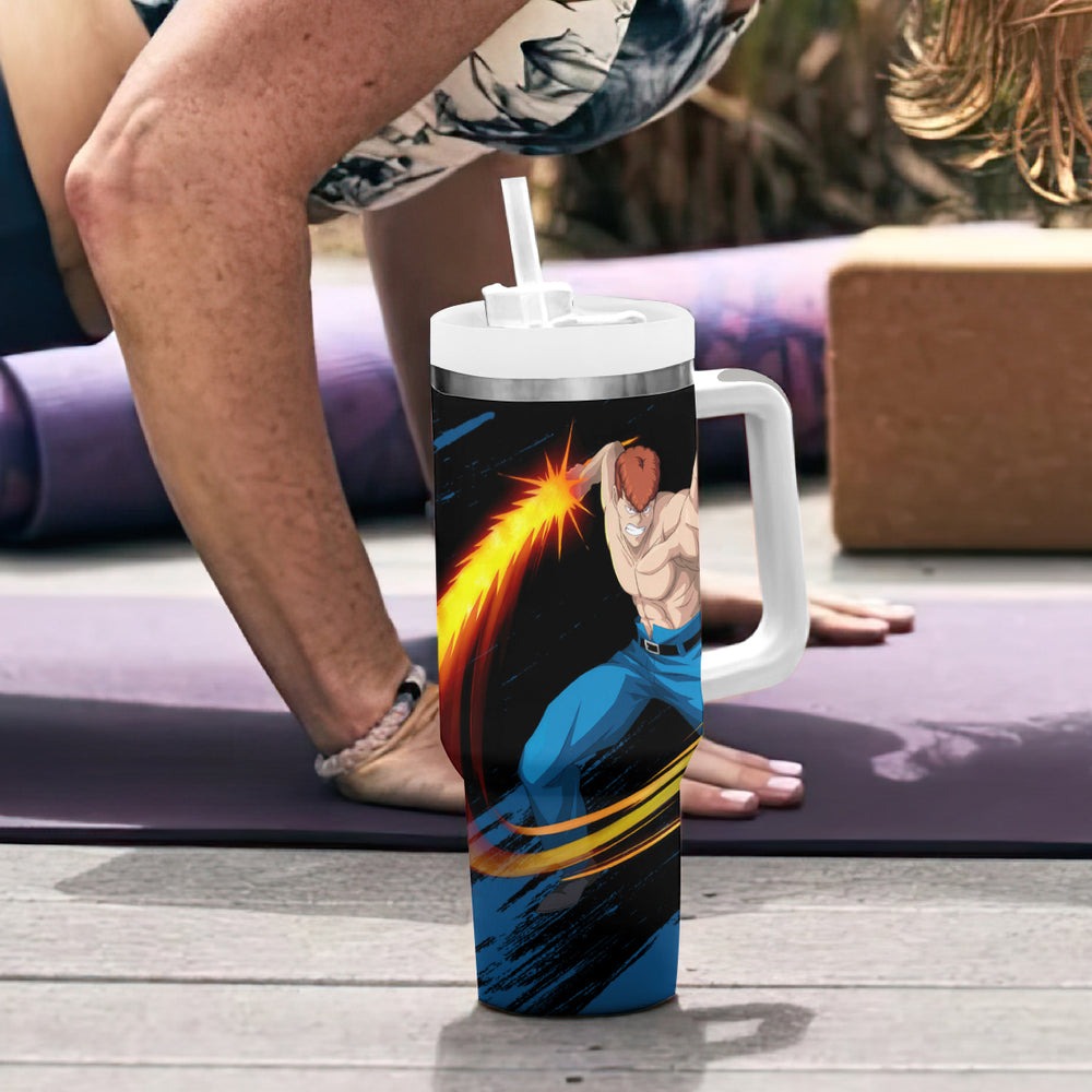 Kazuma Kuwabara Tumbler With Handle YuYu Hakusho TS04 Kazuma Kuwabara Tumbler With Handle YuYu Hakusho TS04