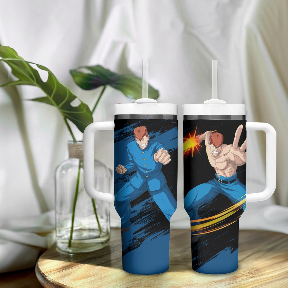 Kazuma Kuwabara Tumbler With Handle YuYu Hakusho TS04 Kazuma Kuwabara Tumbler With Handle YuYu Hakusho TS04