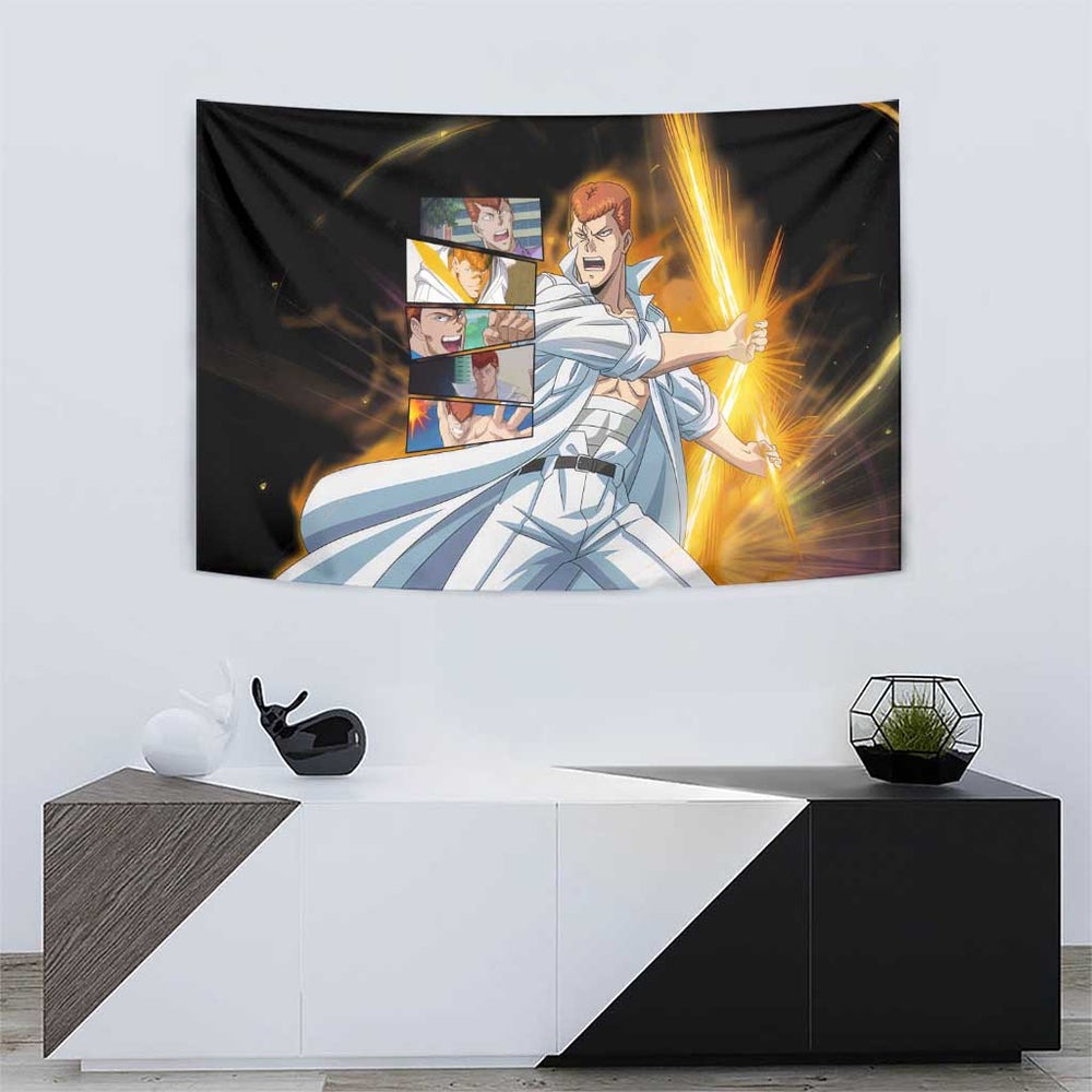 Kazuma Kuwabara - Yu yu Hakusho Tumbler With Handle Anime Style TS04 Kazuma Kuwabara - Yu yu Hakusho Tumbler With Handle Anime Style TS04