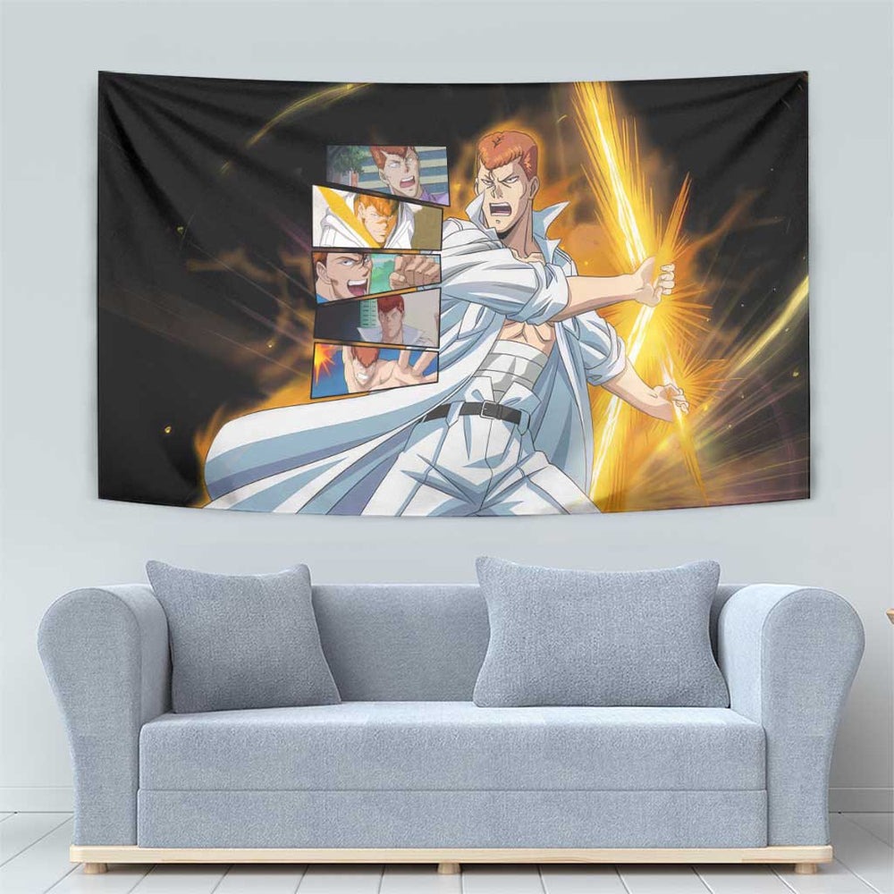 Kazuma Kuwabara - Yu yu Hakusho Tumbler With Handle Anime Style TS04 Kazuma Kuwabara - Yu yu Hakusho Tumbler With Handle Anime Style TS04