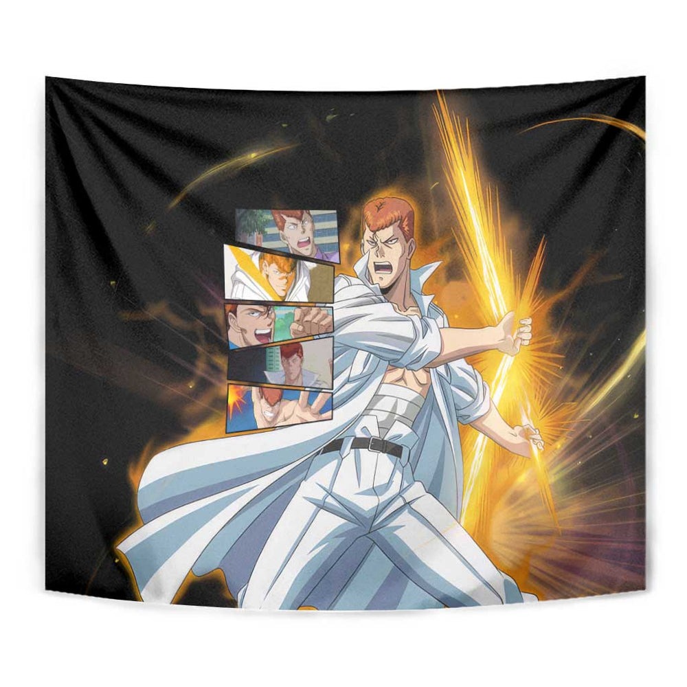 Kazuma Kuwabara - Yu yu Hakusho Tumbler With Handle Anime Style TS04 Kazuma Kuwabara - Yu yu Hakusho Tumbler With Handle Anime Style TS04