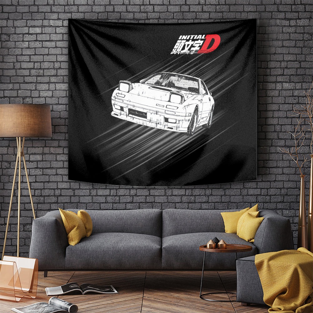 Keisuke Takahashi RX-7 Initial D Tumbler With Handle Manga Mix Anime Style TS04 Keisuke Takahashi RX-7 Initial D Tumbler With Handle Manga Mix Anime Style TS04