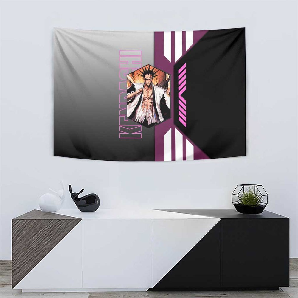 Kenpachi Zaraki from Bleach Tumbler With Handle with Sword and Battle Ready Pose Design TS04 Kenpachi Zaraki from Bleach Tumbler With Handle with Sword and Battle Ready Pose Design TS04
