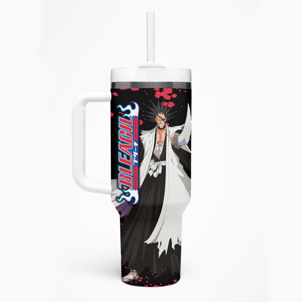 Kenpachi Zaraki Tumbler With Handle Anime Japan Style TS04 Kenpachi Zaraki Tumbler With Handle Anime Japan Style TS04