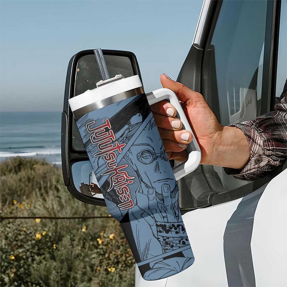 Kento Nanami - Jujutsu Kaisen Tumbler With Handle Anime Style TS04 Kento Nanami - Jujutsu Kaisen Tumbler With Handle Anime Style TS04