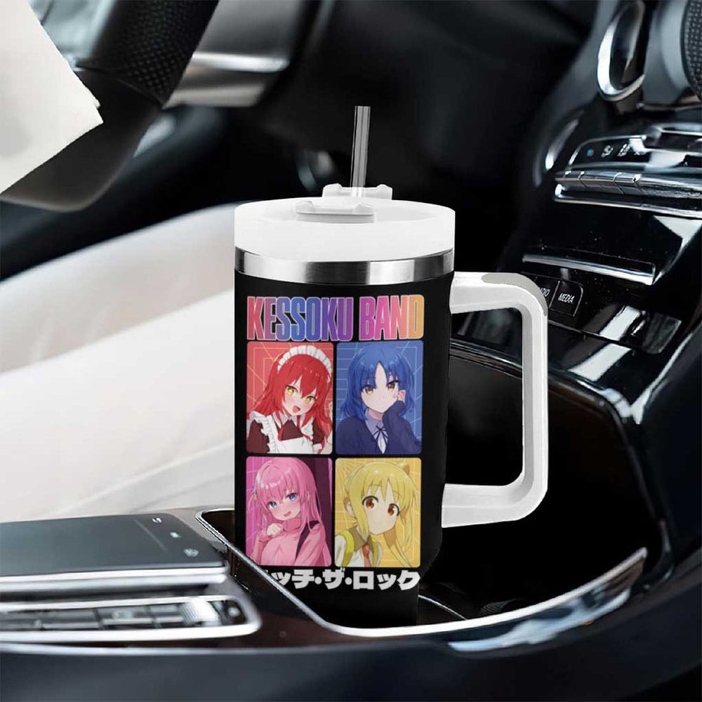 Kessoku Band Bocchi the Rock Tumbler With Handle Anime Style TS04 Kessoku Band Bocchi the Rock Tumbler With Handle Anime Style TS04