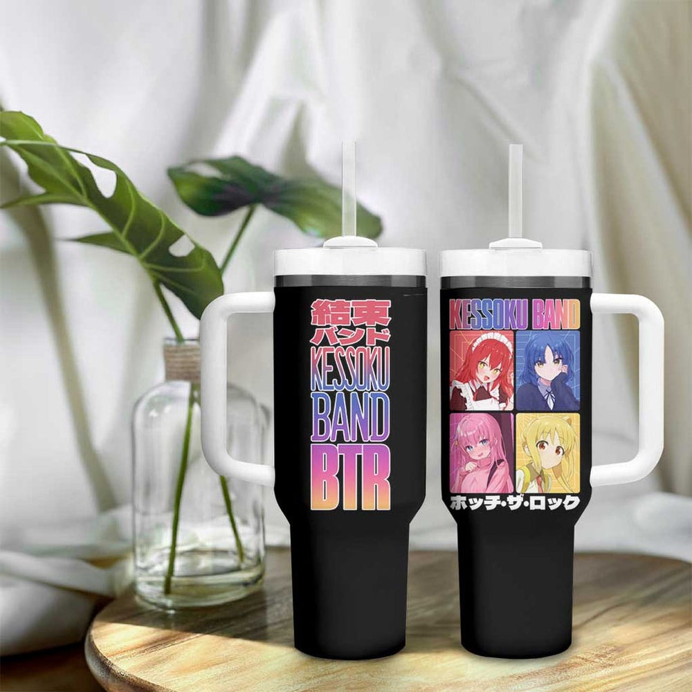 Kessoku Band Bocchi the Rock Tumbler With Handle Anime Style TS04 Kessoku Band Bocchi the Rock Tumbler With Handle Anime Style TS04