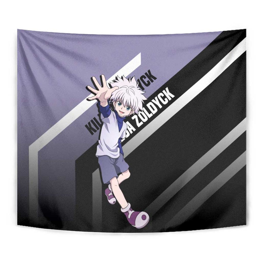 Killua Zoldyck Hunter x Hunter Lightning Aura Design Tumbler With Handle with Transformation Artwork and Anime Style Graphics TS04 Killua Zoldyck Hunter x Hunter Lightning Aura Design Tumbler With Handle with Transformation Artwork and Anime Style Graphics TS04