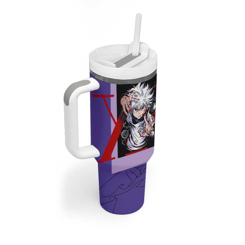 Killua Zoldyck Tumbler With Handle TS04 Killua Zoldyck Tumbler With Handle TS04