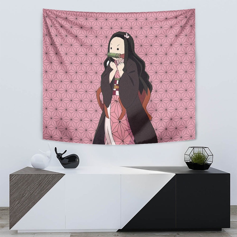 Kimetsu Nezuko Demon Slayer Tumbler With Handle Anime Funny Style TS04 Kimetsu Nezuko Demon Slayer Tumbler With Handle Anime Funny Style TS04