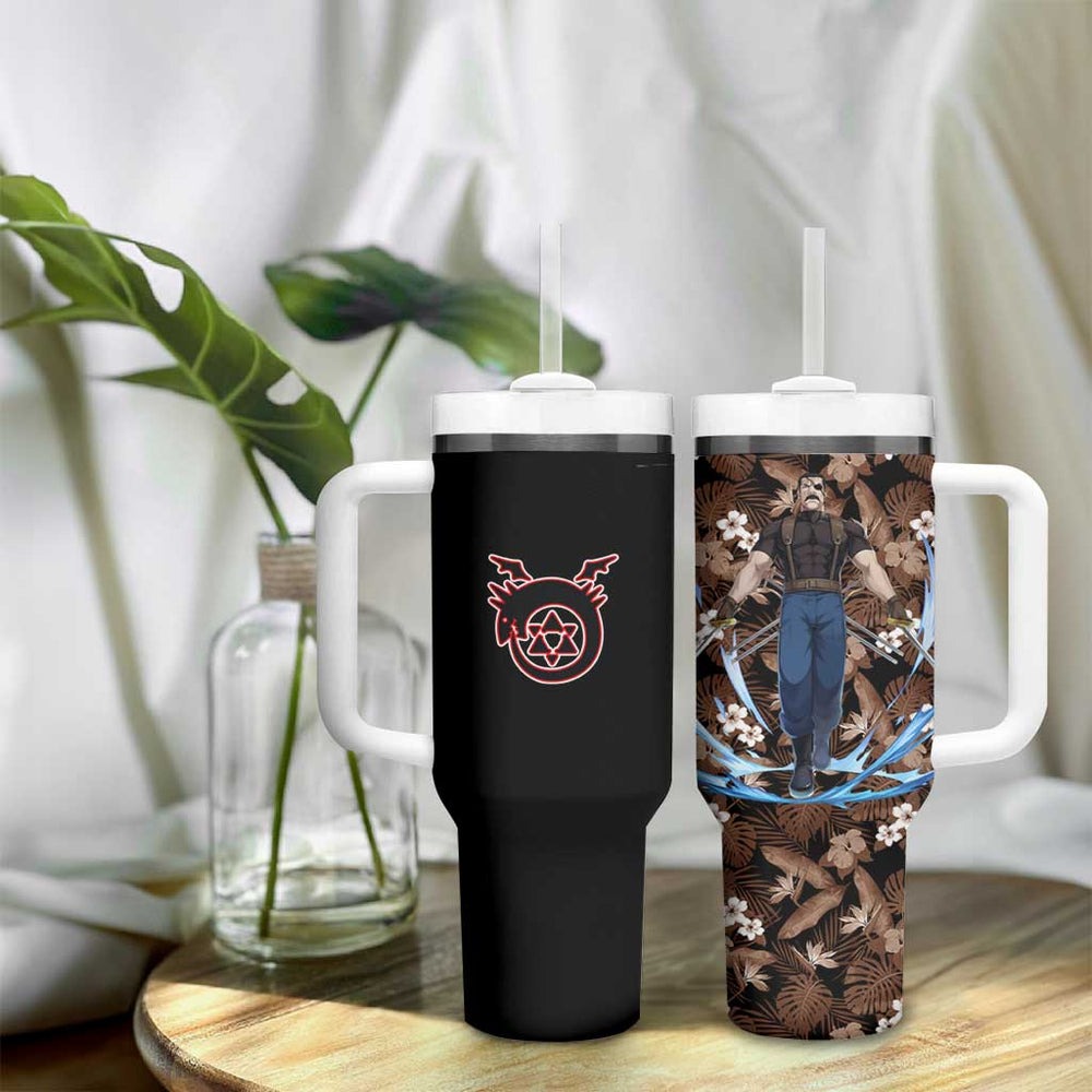 King Bradley - Fullmetal Alchemist Tumbler With Handle Anime Style TS04 King Bradley - Fullmetal Alchemist Tumbler With Handle Anime Style TS04