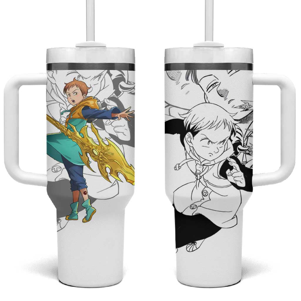 King - Nanatsu No Taizai Tumbler With Handle Anime Mix Manga Style TS04