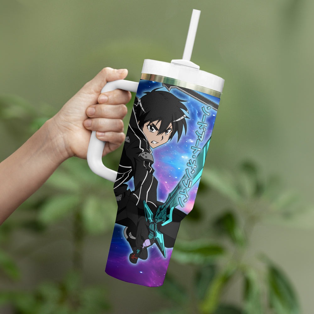 Kirito - Galaxy Style Tumbler With Handle Sword Art Galaxy Style TS04 Kirito - Galaxy Style Tumbler With Handle Sword Art Galaxy Style TS04