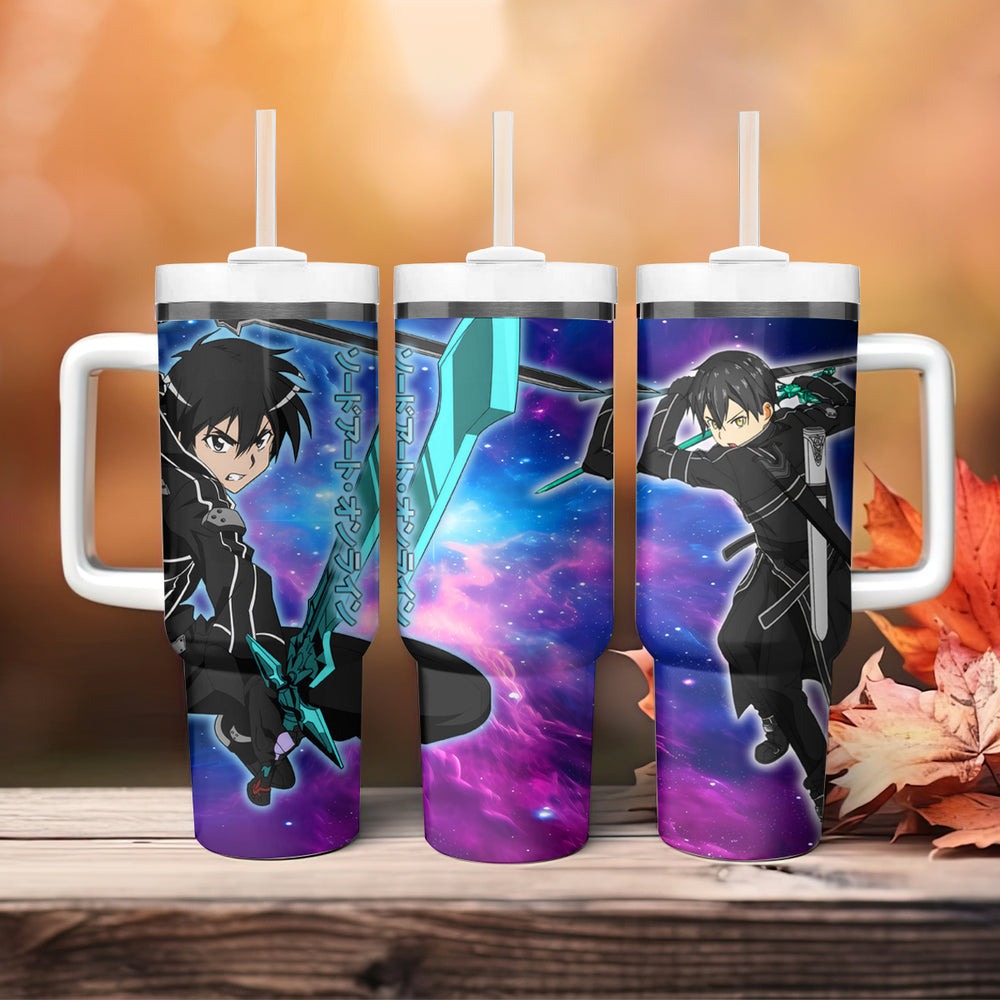 Kirito - Galaxy Style Tumbler With Handle Sword Art Galaxy Style TS04 Kirito - Galaxy Style Tumbler With Handle Sword Art Galaxy Style TS04