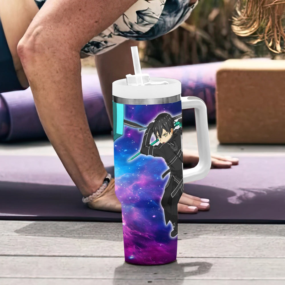 Kirito - Galaxy Style Tumbler With Handle Sword Art Galaxy Style TS04 Kirito - Galaxy Style Tumbler With Handle Sword Art Galaxy Style TS04