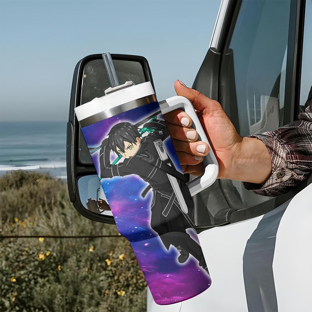 Kirito - Galaxy Style Tumbler With Handle Sword Art Galaxy Style TS04 Kirito - Galaxy Style Tumbler With Handle Sword Art Galaxy Style TS04