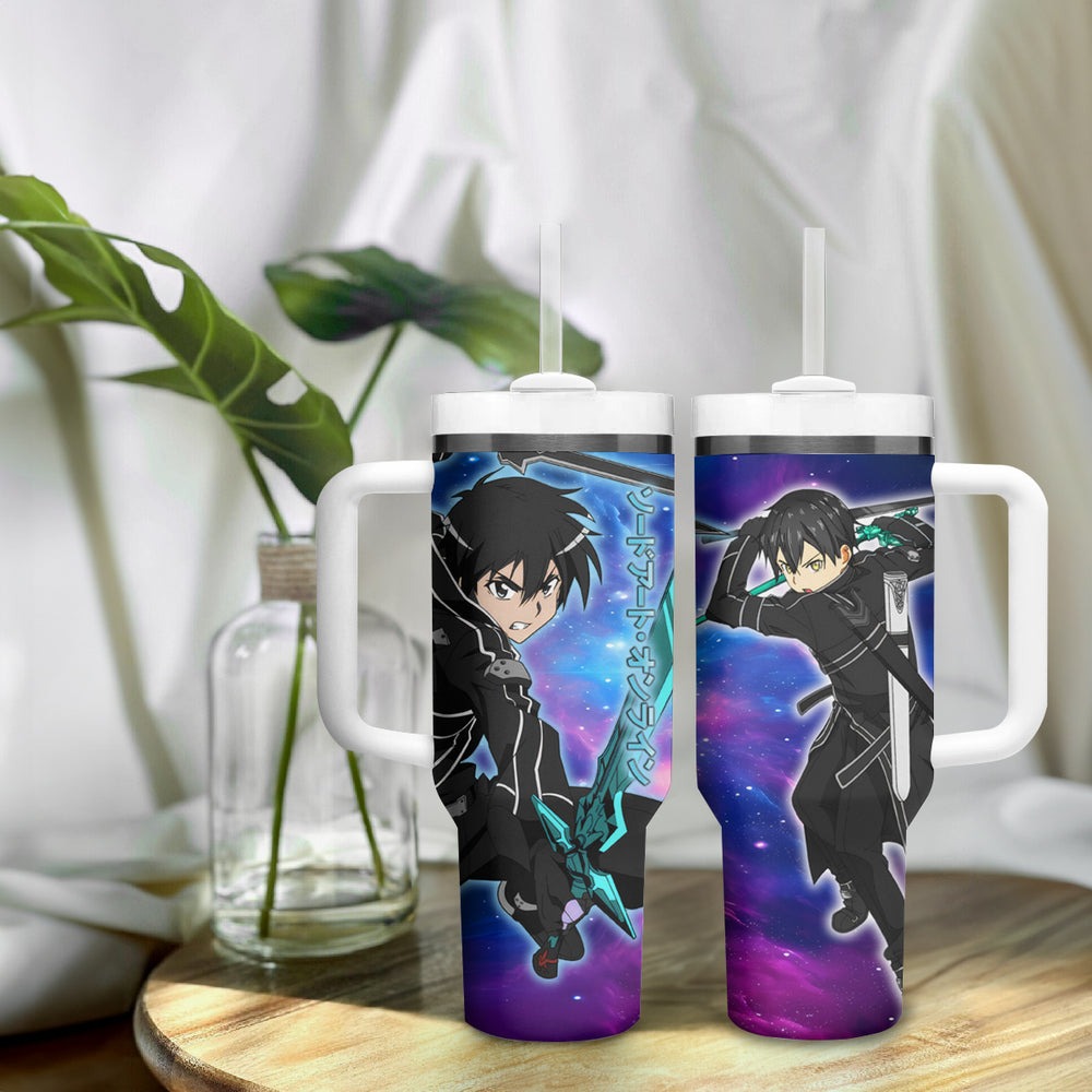 Kirito - Galaxy Style Tumbler With Handle Sword Art Galaxy Style TS04 Kirito - Galaxy Style Tumbler With Handle Sword Art Galaxy Style TS04