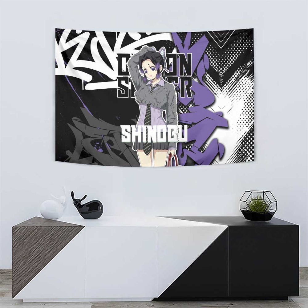 Kocho Shinobu Demon Slayer Tumbler With Handle Anime Style TS04 Kocho Shinobu Demon Slayer Tumbler With Handle Anime Style TS04