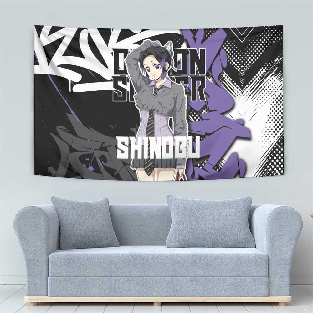 Kocho Shinobu Demon Slayer Tumbler With Handle Anime Style TS04 Kocho Shinobu Demon Slayer Tumbler With Handle Anime Style TS04