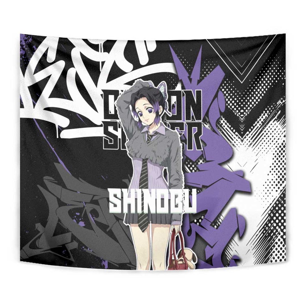 Kocho Shinobu Demon Slayer Tumbler With Handle Anime Style TS04 Kocho Shinobu Demon Slayer Tumbler With Handle Anime Style TS04
