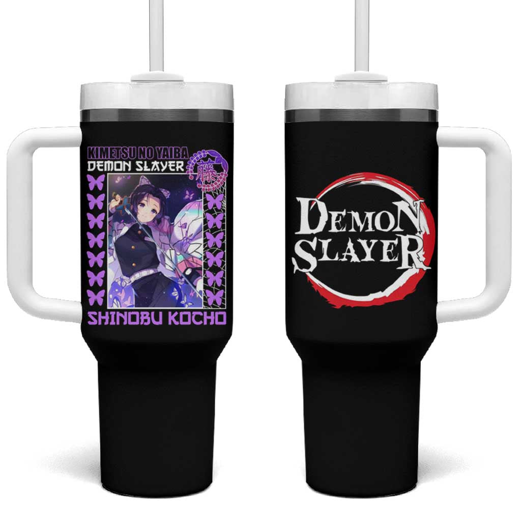 Kocho Shinobu Demon Slayer Tumbler With Handle Anime Style TS04