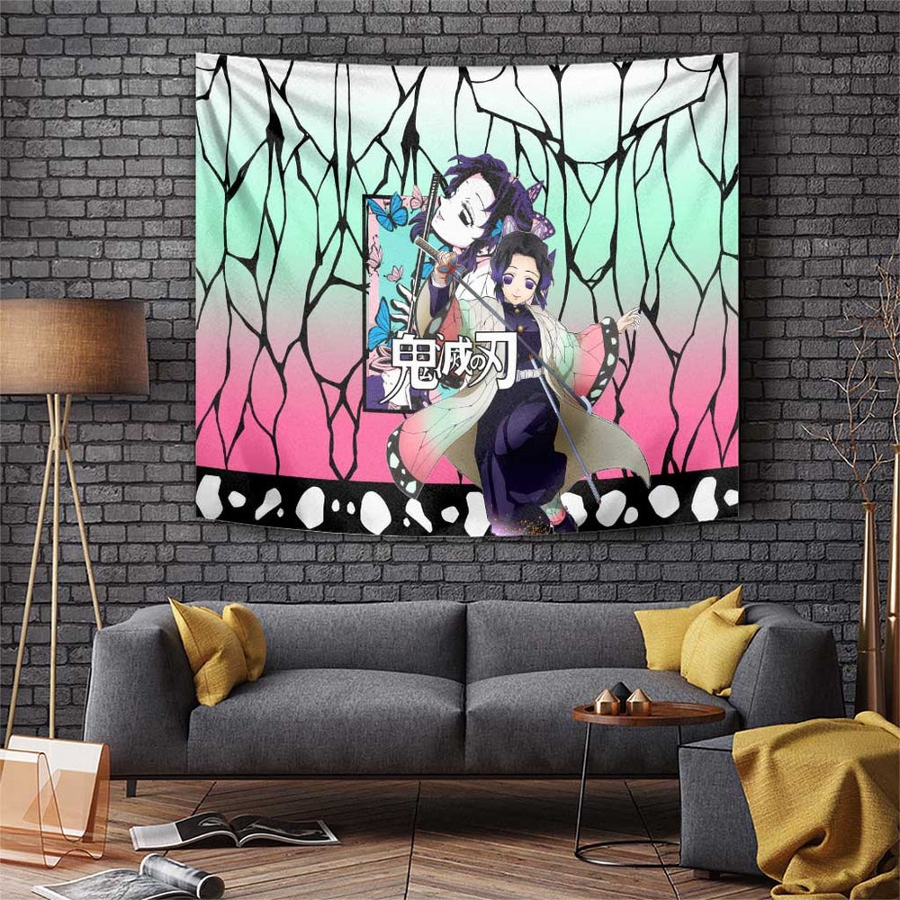 Kocho Shinobu Haori Demon Slayer Tumbler With Handle Anime Style TS04