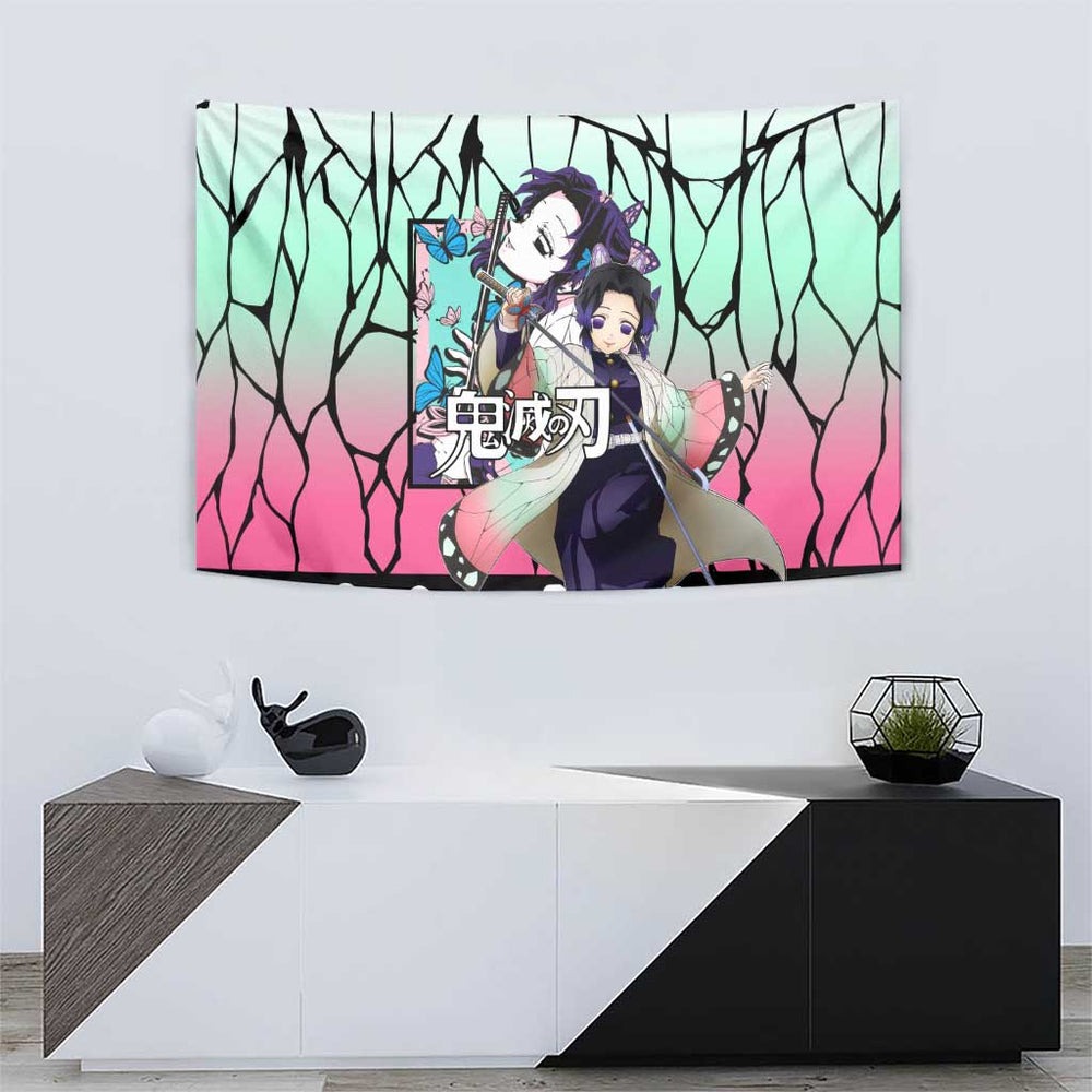 Kocho Shinobu Haori Demon Slayer Tumbler With Handle Anime Style TS04
