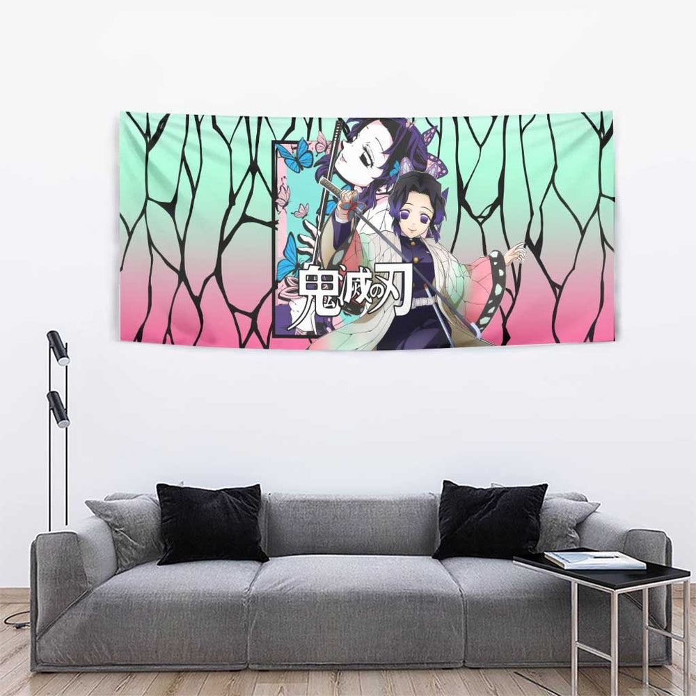 Kocho Shinobu Haori Demon Slayer Tumbler With Handle Anime Style TS04