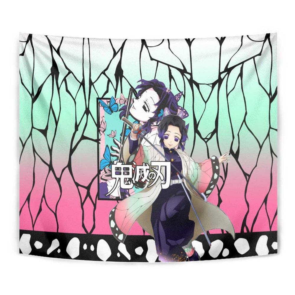 Kocho Shinobu Haori Demon Slayer Tumbler With Handle Anime Style TS04