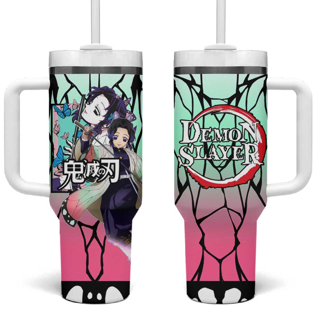 Kocho Shinobu Haori Demon Slayer Tumbler With Handle Anime Style TS04