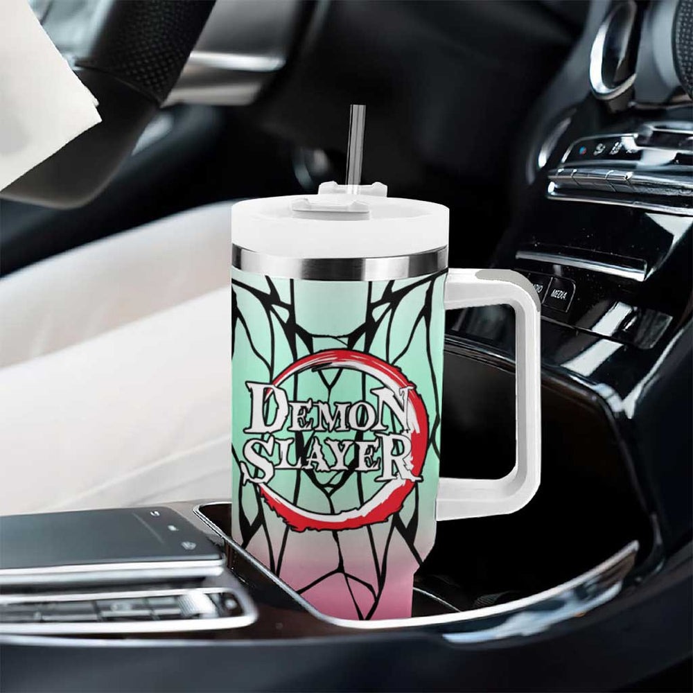 Kocho Shinobu Haori Demon Slayer Tumbler With Handle Anime Style TS04