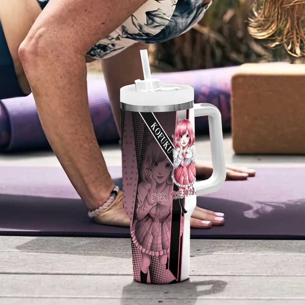 Kofuku Tumbler With Handle Playful Chaoscore Anime Style TS04