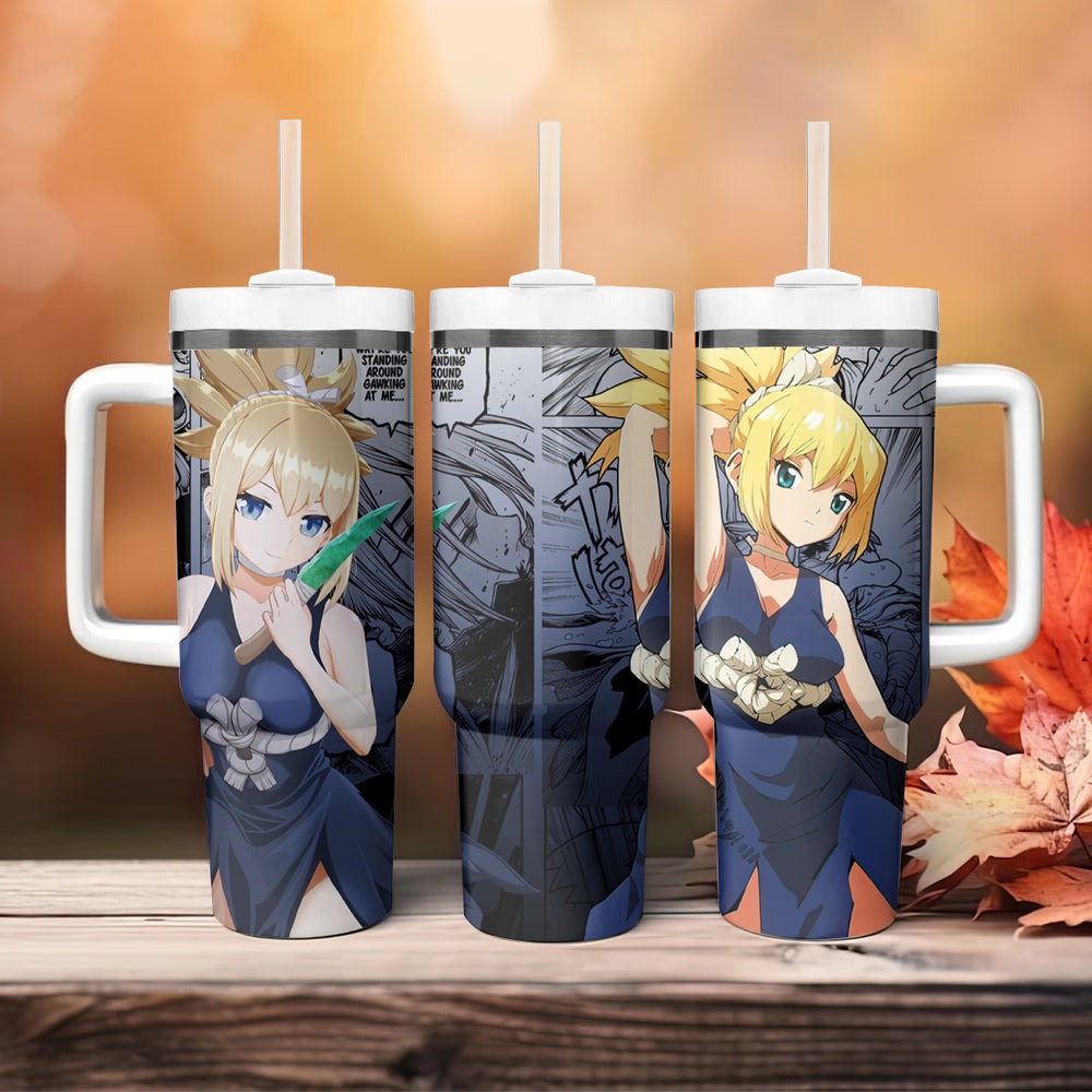 Kohaku Tumbler With Handle Dr Stone TS04 Kohaku Tumbler With Handle Dr Stone TS04