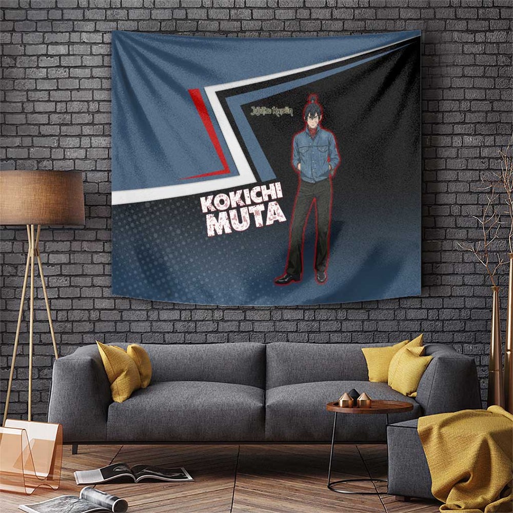 Kokichi Muta Tapestry Bold Anime Graphic Style TS04 Kokichi Muta Tapestry Bold Anime Graphic Style TS04