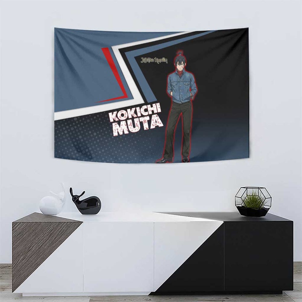Kokichi Muta Tapestry Bold Anime Graphic Style TS04 Kokichi Muta Tapestry Bold Anime Graphic Style TS04