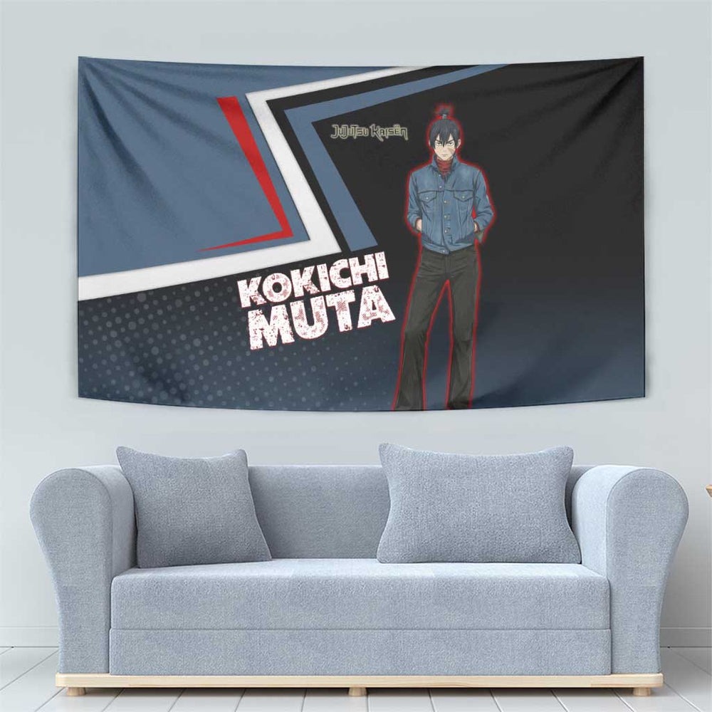 Kokichi Muta Tapestry Bold Anime Graphic Style TS04 Kokichi Muta Tapestry Bold Anime Graphic Style TS04