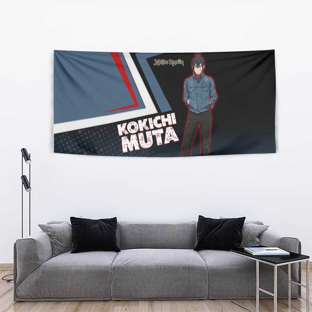 Kokichi Muta Tapestry Bold Anime Graphic Style TS04 Kokichi Muta Tapestry Bold Anime Graphic Style TS04