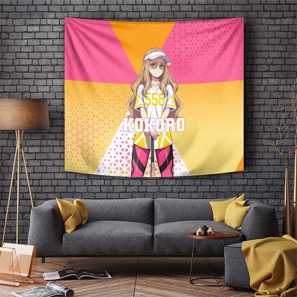 Kokoro Tapestry Sunset Gradient Baseball Anime Style TS04 Kokoro Tapestry Sunset Gradient Baseball Anime Style TS04