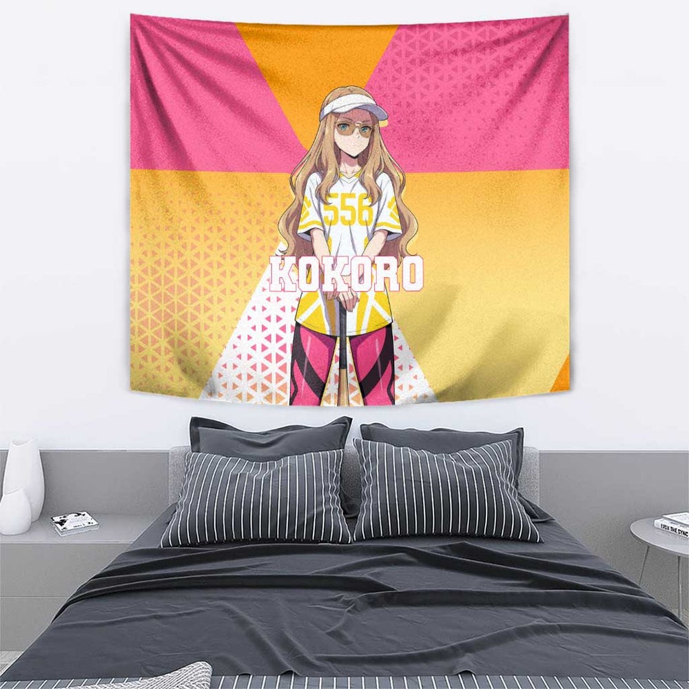 Kokoro Tapestry Sunset Gradient Baseball Anime Style TS04 Kokoro Tapestry Sunset Gradient Baseball Anime Style TS04