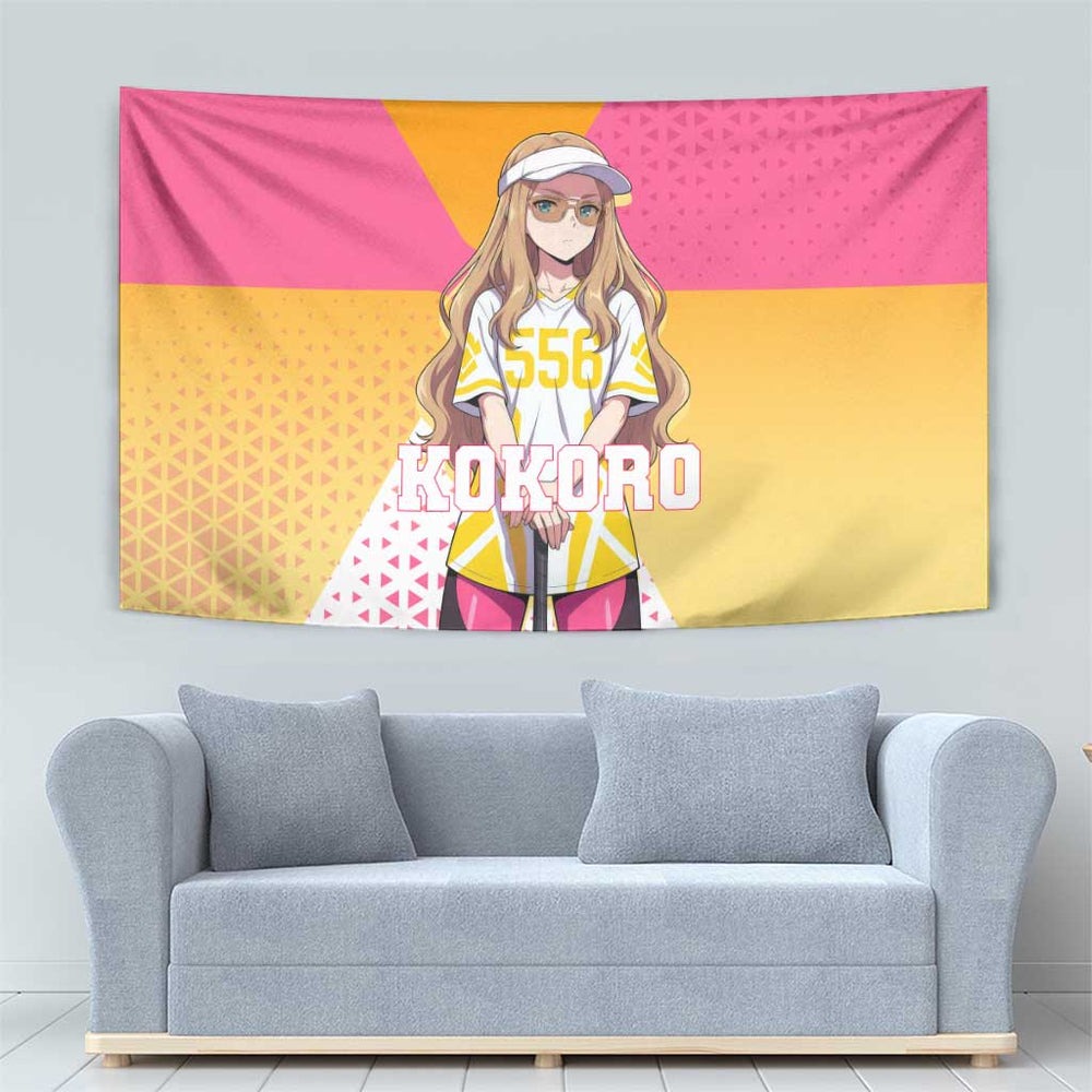 Kokoro Tapestry Sunset Gradient Baseball Anime Style TS04 Kokoro Tapestry Sunset Gradient Baseball Anime Style TS04