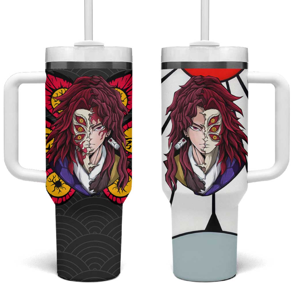 Kokushibo And Yoriichi - Demon Slayer Tumbler With Handle Anime Style TS04