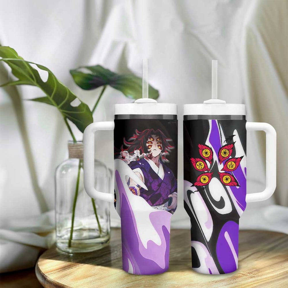 Kokushibo - Demon Slayer Tumbler With Handle Anime Japan Style TS04 Kokushibo - Demon Slayer Tumbler With Handle Anime Japan Style TS04