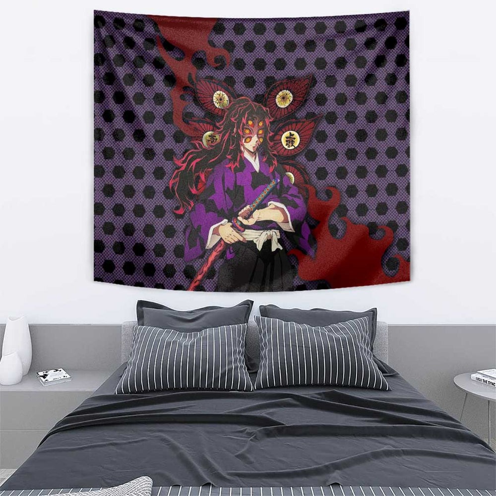 Kokushibou - Demon Slayer Tumbler With Handle Anime Style TS04 Kokushibou - Demon Slayer Tumbler With Handle Anime Style TS04