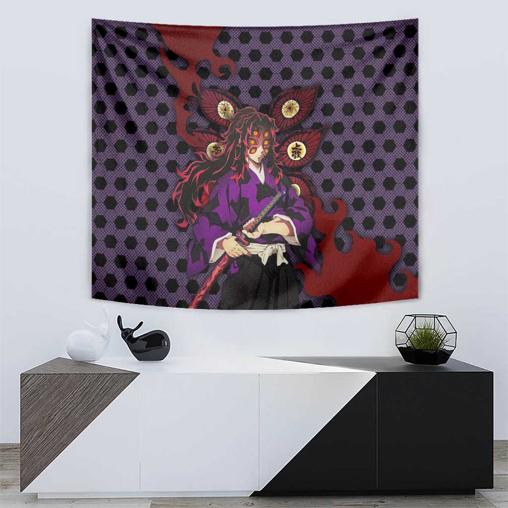 Kokushibou - Demon Slayer Tumbler With Handle Anime Style TS04 Kokushibou - Demon Slayer Tumbler With Handle Anime Style TS04