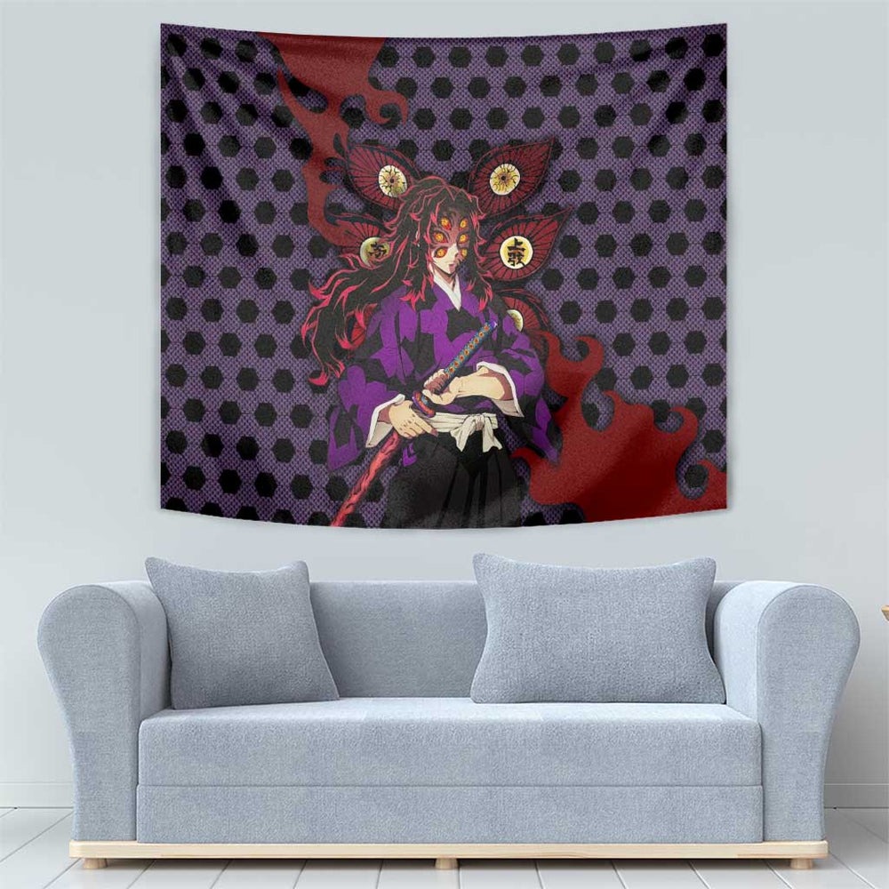 Kokushibou - Demon Slayer Tumbler With Handle Anime Style TS04 Kokushibou - Demon Slayer Tumbler With Handle Anime Style TS04