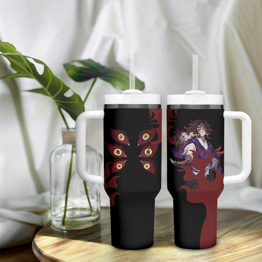 Kokushibou - Demon Slayer Tumbler With Handle Anime Style TS04 Kokushibou - Demon Slayer Tumbler With Handle Anime Style TS04